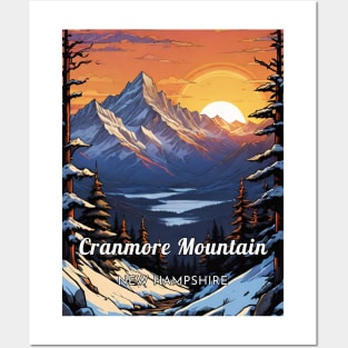 Cranmore Mountain ski New Hampshire Posters and Art